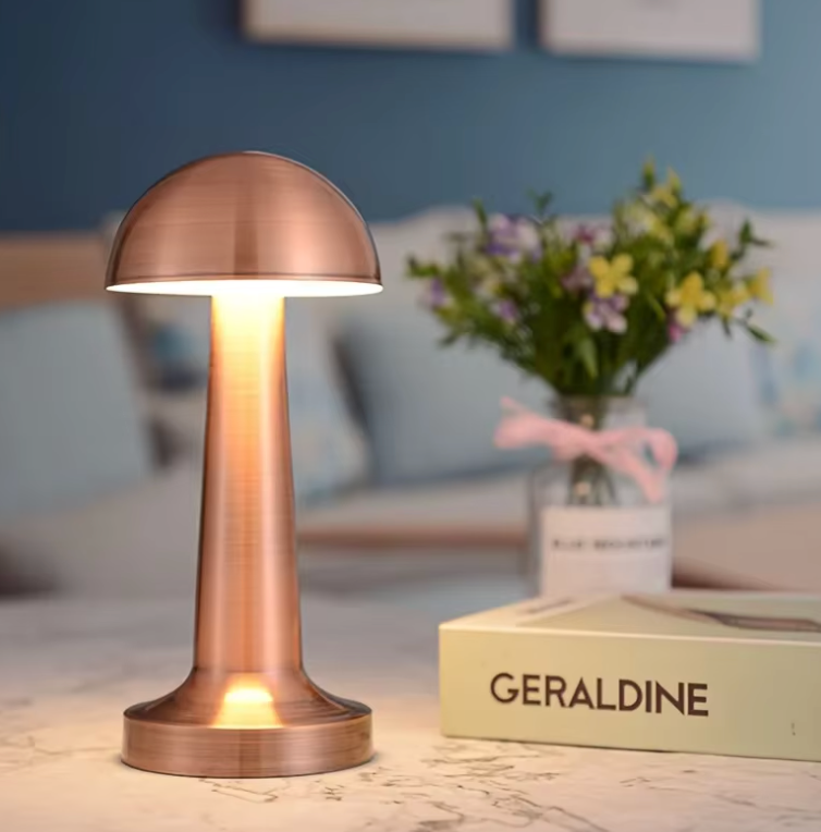 Kabellose Dimmbare LED Akku Tischlampe LuxDesign - Modern über Touch | Wohnzimmer | Leselampe | Nachttischlampe