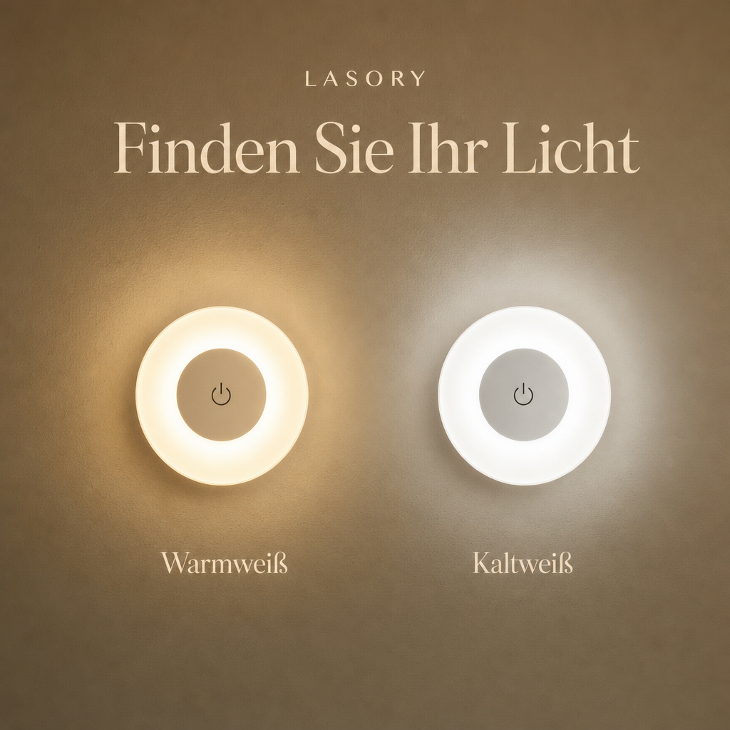 LumiBeam Nachtlicht in Warmweiß und Kaltweiß