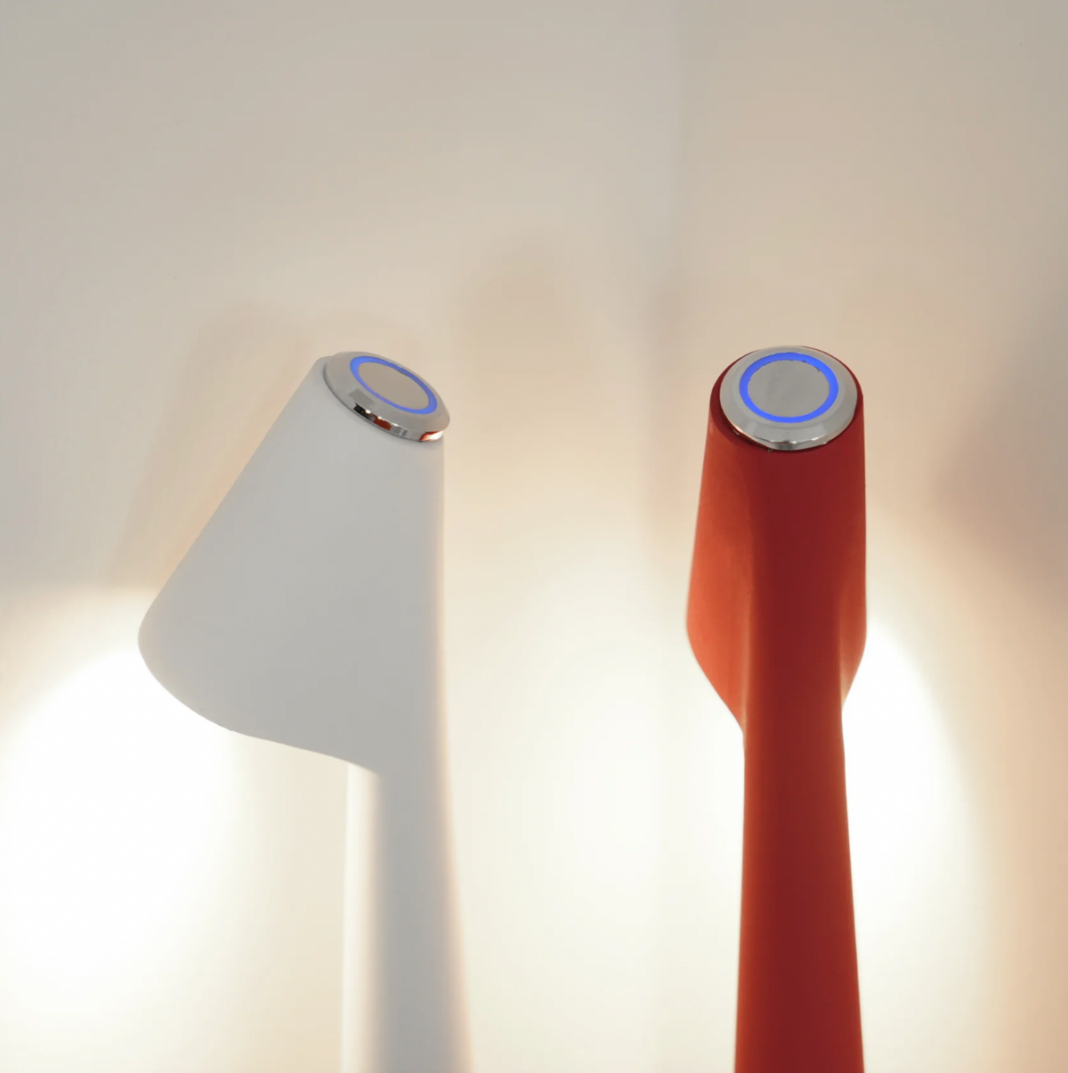Akku Nachttischlampe - 3-stufig dimmbares Touch Licht | Kabellose LED-Nachttischlampe im nordischen Design