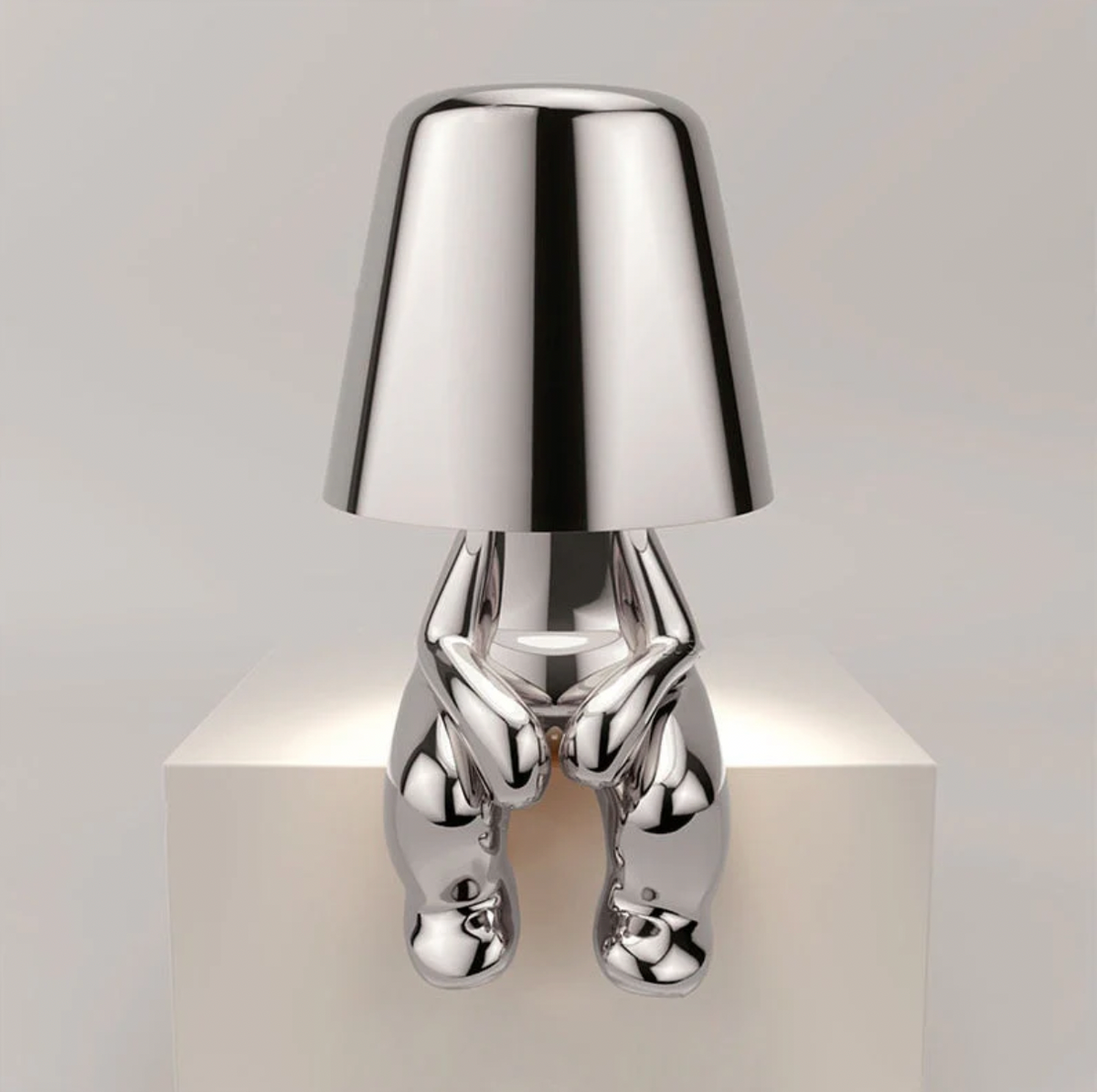 Lampenmännchen - Kunstvolle Moderne LED Tischlampe | Dimmbare Beleuchtung je nach Stimmung