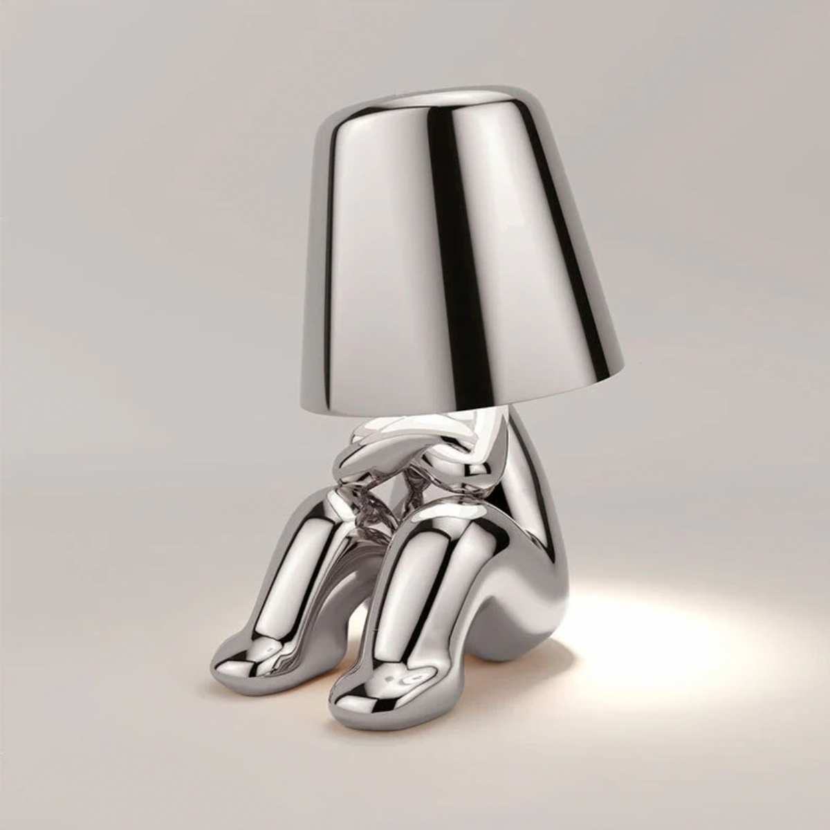 Lampenmännchen - Kunstvolle Moderne LED Tischlampe | Dimmbare Beleuchtung je nach Stimmung