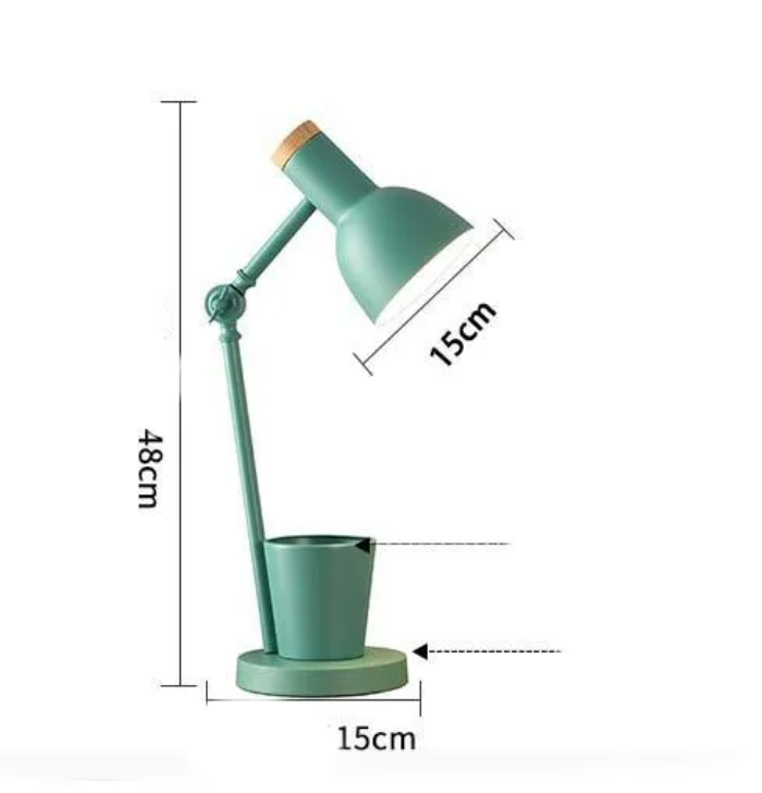 Kinder Tischlampe - Nordische gelbe Kinder Schreibtischlampe - Verstellbare Lampe