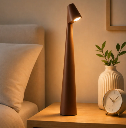 Kabellose LED Tischlampe mit USB Akku 'NordLight', dimmbar per Touch, Nachttischlampe und Leselampe