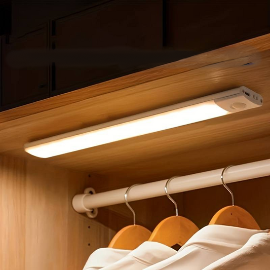 LazyStick – Kabellose LED-Unterbauleuchte mit Bewegungssensor – USB-aufladbare Beleuchtung für Küche, Schrank, Flur & Treppen