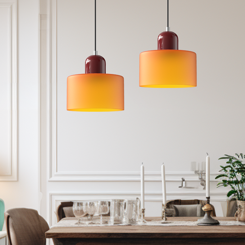 Bauhaus Pendelleuchte – Moderne Design Hängeleuchte - Perfekt für Wohnzimmer, Esszimmer und Flur