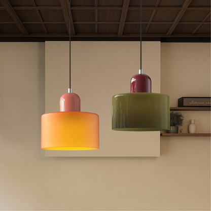 Bauhaus Pendelleuchte – Moderne Design Hängeleuchte - Perfekt für Wohnzimmer, Esszimmer und Flur