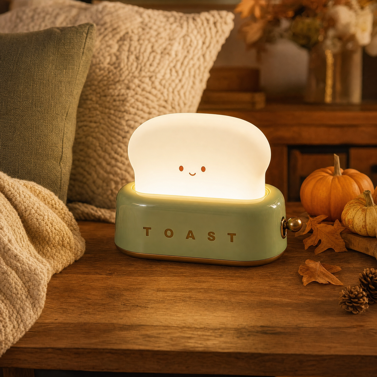 LED Nachtlicht in Toaster Form ToastLight in Grün